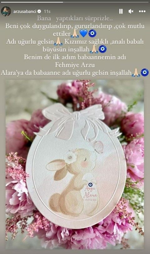 Nazlı Sabancı bebeğine kaynanasının adını verdi! Arzu Sabancı bakın nasıl karşıladı - Resim: 5