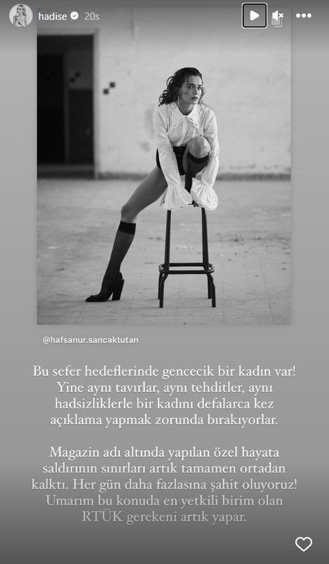 Bircan Bali'den bileklerini kestiğini iddia ettiği Hafsanur Sancaktutan'a destek veren Hadise'ye cevap: Sen bir sus! - Resim: 7