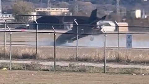 ABD’de F-35B savaş uçağı kazası!