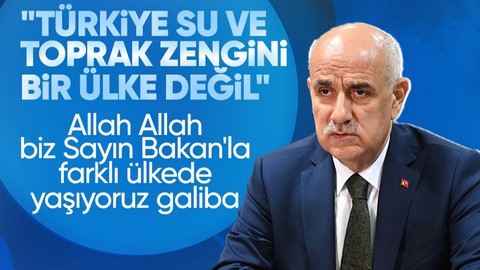 Tarım ve Orman Bakanı Vahit Kirişçi: Türkiye, su ve toprak zengini bir ülke değil