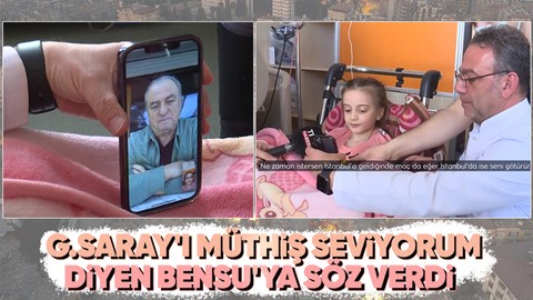 "G.Saray'ı müthiş seviyorum" diyen Bensu'ya söz!