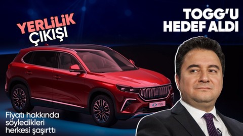 Babacan'dan Togg çıkışı: Yerli demek doğru değil