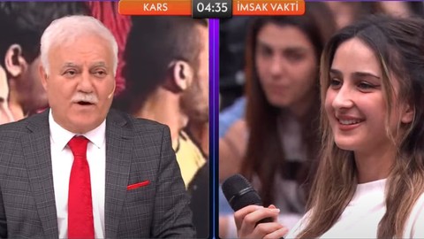 Nihat Hatipoğlu'nun programında genç kızın sorduğu soru gündem oldu | VİDEO