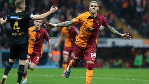 Süper Lig'in 29. hafta mücadelesinde Galatasaray, sahasında Kayserispor'u 6-0 mağlup etti