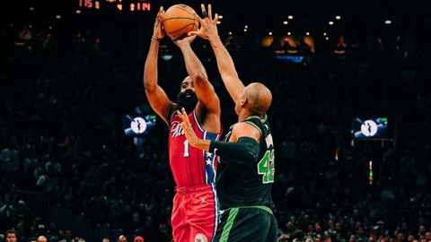 Embiid yoksa Harden var! 45 sayıyla rekor kırdı Philadelphia 76ers Boston Celtics'i devirdi