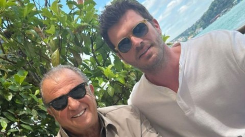 İki Adanalı tek kare! Fatih Terim bugün hemşehrisi Kıvanç Tatlıtuğ’la buluştu!
