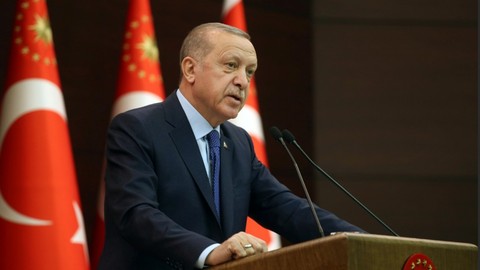 Cumhurbaşkanı Erdoğan'dan şehit ailesine başsağlığı mesajı