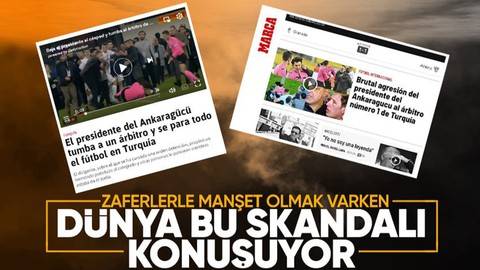Faruk Koca'nın Halil Umut Meler'e attığı yumruk dünya basınında! "Utanç, rezillik, vahşi saldırı"