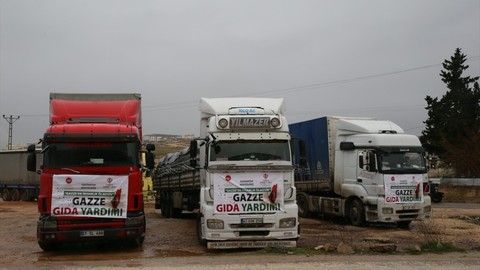 Gaziantep'ten Gazze'ye yardım eli