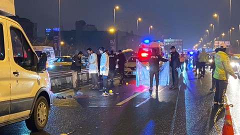 Şişli'de bariyerlere çarpan sürücü yaşamını yitirdi