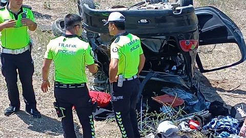 Yozgat'ta otomobil, şarampole uçtu: 2 ölü, 2 ağır yaralı