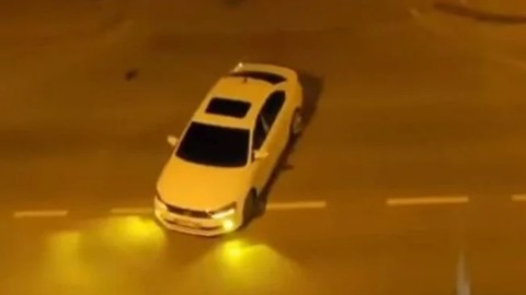 Drift atan sürücüye 32 bin lira ceza