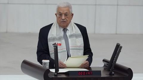 Filistin Devlet Başkanı Mahmud Abbas TBMM'de konuştu: Çözüm kalmadı, Filistin liderliği ile Gazze ve Kudüs'e gitme kararı aldım