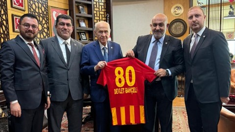Kayserispor’dan MHP lideri Bahçeli’ye ziyaret