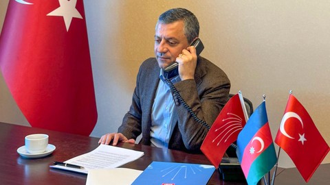 Özgür Özel, Azerbaycan Cumhurbaşkanı Aliyev ile görüştü