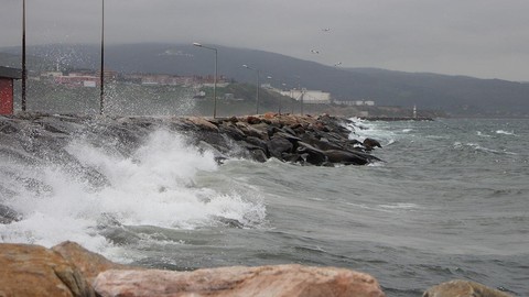 Marmara Bölgesi için fırtına uyarısı