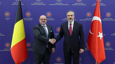 Bakan Fidan'dan Belçika Dışişleri Bakanı Bernard Quintin ile ortak açıklama