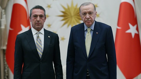 Cumhurbaşkanı Erdoğan, Fenerbahçe Başkanı Ali Koç'u kabul etti
