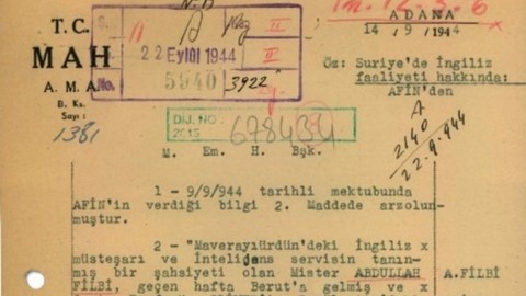 MİT, arşivinden paylaştı: İngiltere'nin Orta Doğu'daki faaliyetleri