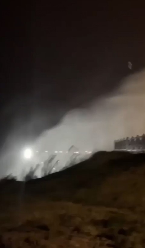 Antalya'da meydana gelen fırtına sonrası Düden Şelalesi kahverengi aktı! O anlar görüntülendi... - Resim: 1