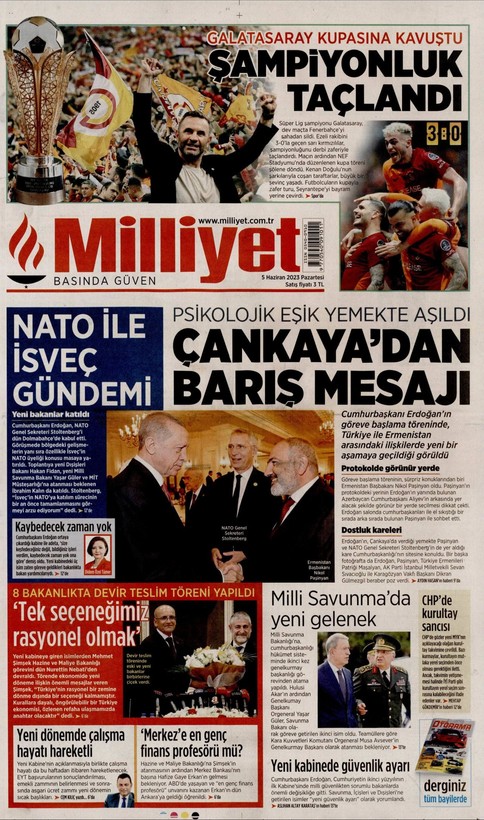 Gündem Yeni Kabine | 5 Haziran gazete manşetlerinde neler yer aldı? - Resim: 4