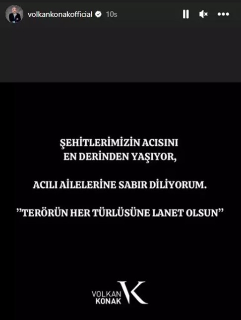Şehit haberleri yasa boğdu! İşte ünlülerden gelen paylaşım - Resim: 4