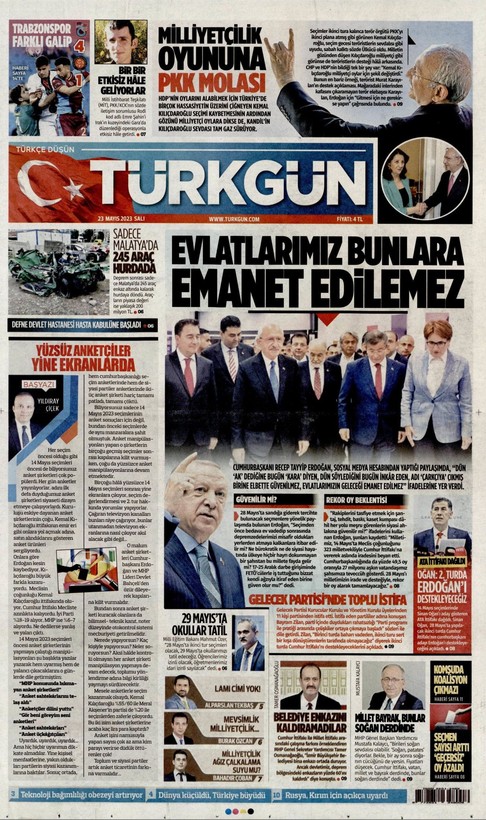 23 Mayıs'ta gazete manşetleri Sinan Oğan'ı kapağa taşıdı! İşte Türkiye'nin nabzını tutan gazetelerin manşetleri... - Resim: 9