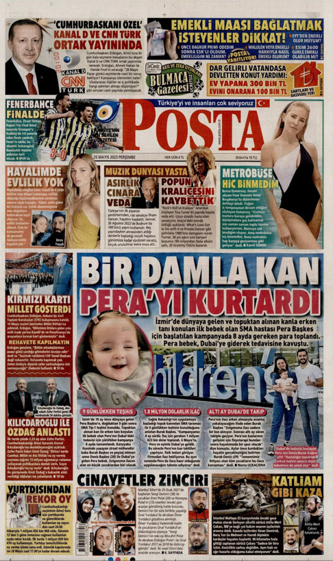 İşte Türkiye'nin nabzını tutan gazetelerin 25 Mayıs manşetleri... - Resim: 9