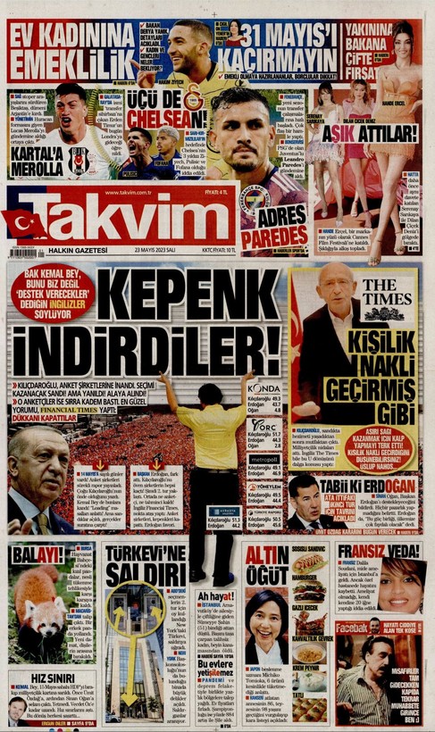 23 Mayıs'ta gazete manşetleri Sinan Oğan'ı kapağa taşıdı! İşte Türkiye'nin nabzını tutan gazetelerin manşetleri... - Resim: 14