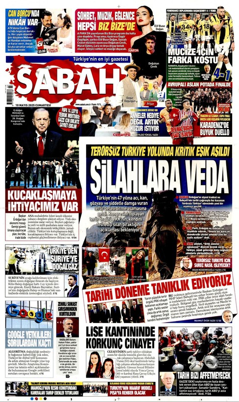 10 Mart gazete manşetleri | "PKK silah bırakıyor", "41 yıllık terör belası bitti" - Resim: 11