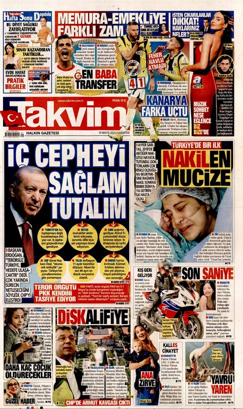 10 Mart gazete manşetleri | "PKK silah bırakıyor", "41 yıllık terör belası bitti" - Resim: 13
