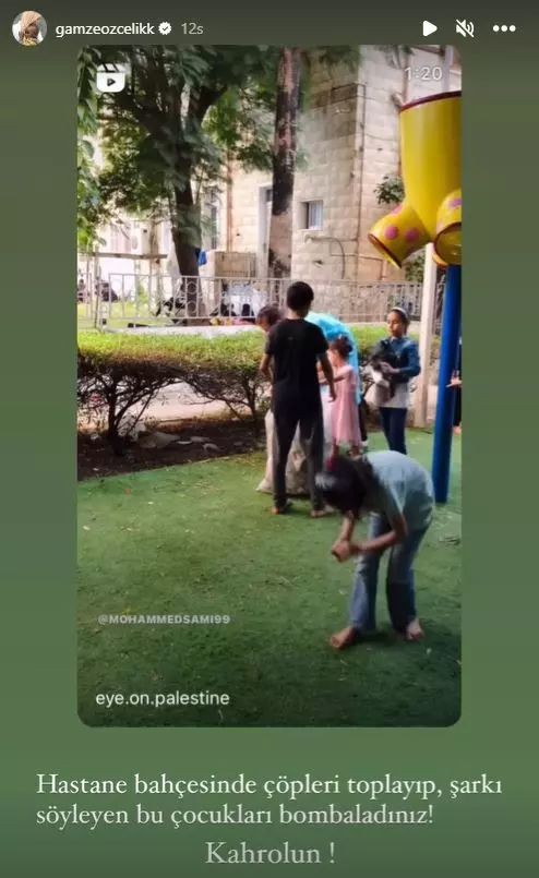 Gamze Özçelik'ten İsrail'in katliamlarına tepki! "Allah'ın laneti üzerinize olsun" - Resim: 8
