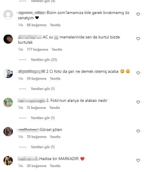 Hadise dekoltesini paylaştı! Takipçisi yorumu patlattı: Aç memelerini sen de kurtul biz de - Resim: 13