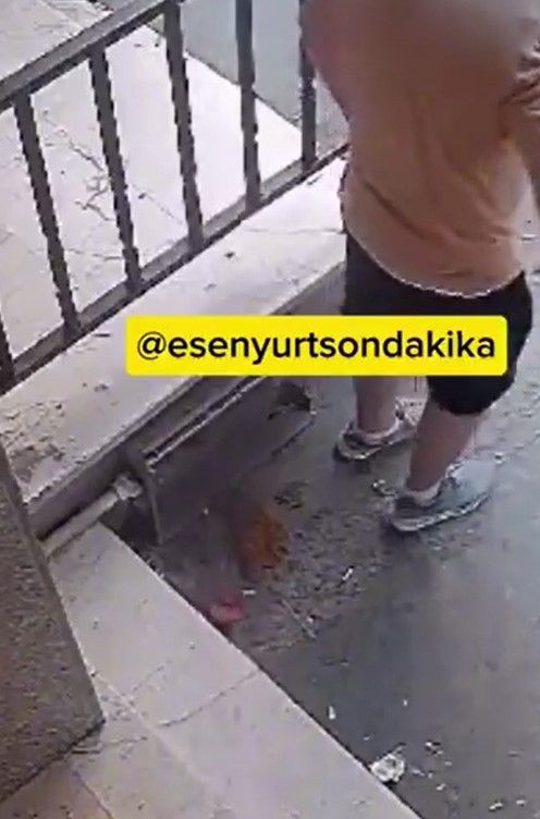 Esenyurt'ta mide bulandıran görüntü! Cadde ortasında kıyafetini indirip tuvaletini yaptı - Resim: 4