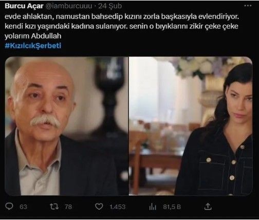 Kızılcık Şerbeti Nursema'nın zorla imam nikahı sahnesi sosyal medyanın gündemine oturdu! "Kanım dondu" - Resim: 13