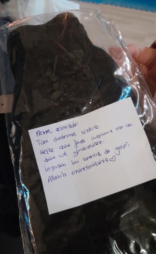 Çocukların gönderdikleri yardımların üzerine yazdıkları notlar hepimizin gözlerini doldurdu - Resim: 26