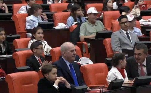 Meclis'te 23 Nisan geleneği: Çocuk Özel Oturumu yapıldı - Resim: 2