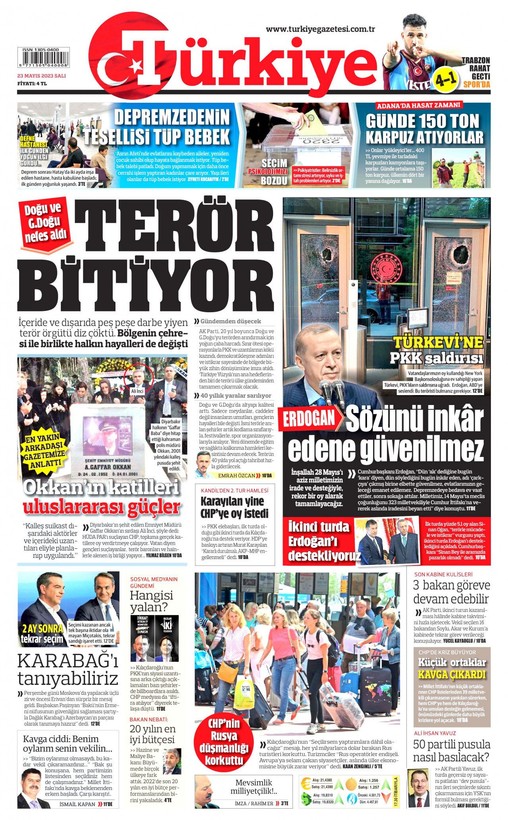 23 Mayıs'ta gazete manşetleri Sinan Oğan'ı kapağa taşıdı! İşte Türkiye'nin nabzını tutan gazetelerin manşetleri... - Resim: 5