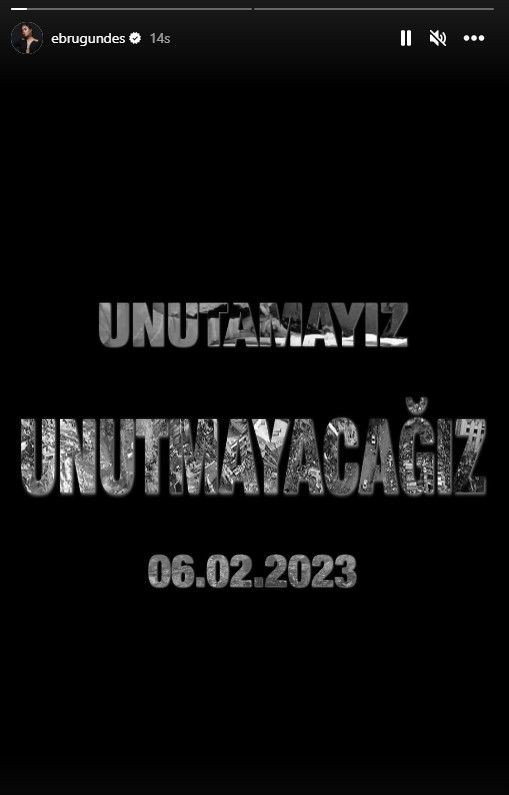 Ünlü isimlerden 6 Şubat paylaşımı - Resim: 4