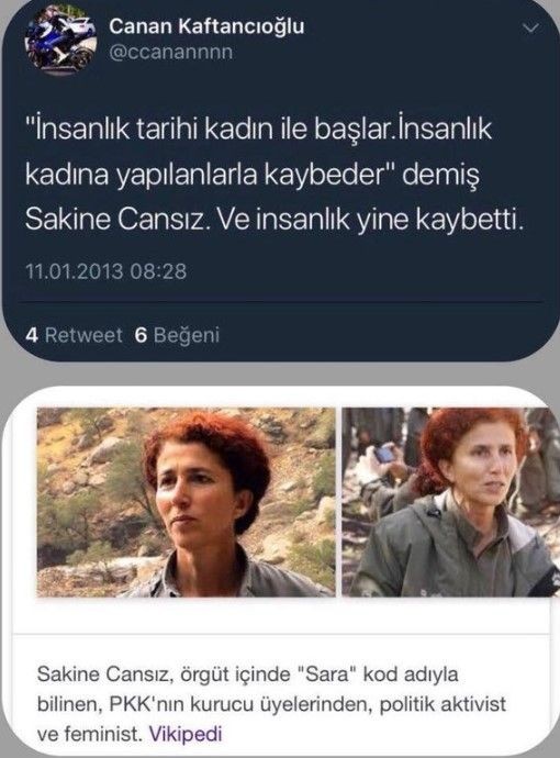 Köprüyü geçene kadar milliyetçi CHP! Göktürk bayrağıyla yürüyen Canan Kaftancıoğlu Mevzular Açık Mikrofon'da PKK elebaşı Sakine Cansız'ı savundu - Resim: 8