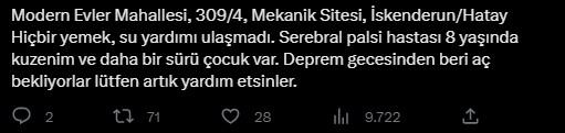 Kahramanmaraş depremine sosyal medya çığlıkları da damga vurdu! EGM tüm mesajları yakından takip ediyor - Resim: 8