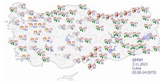 Meteoroloji dört gözle beklenen açıklama! 11 ile birden sarı koldu uyarı! İstanbul için saat verildi - Resim: 12