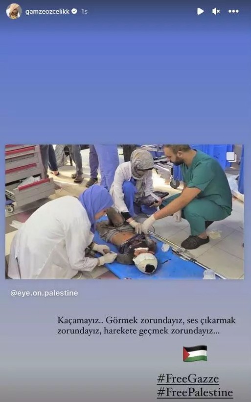 Gamze Özçelik'ten İsrail'in katliamlarına tepki! "Allah'ın laneti üzerinize olsun" - Resim: 15