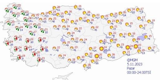 Meteoroloji dört gözle beklenen açıklama! 11 ile birden sarı koldu uyarı! İstanbul için saat verildi - Resim: 14