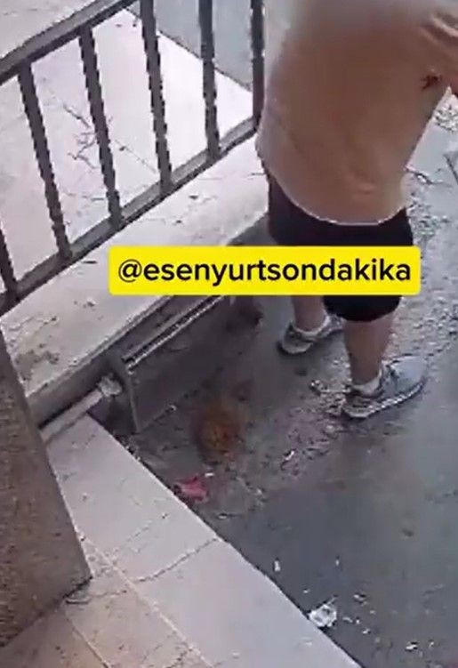 Esenyurt'ta mide bulandıran görüntü! Cadde ortasında kıyafetini indirip tuvaletini yaptı - Resim: 5
