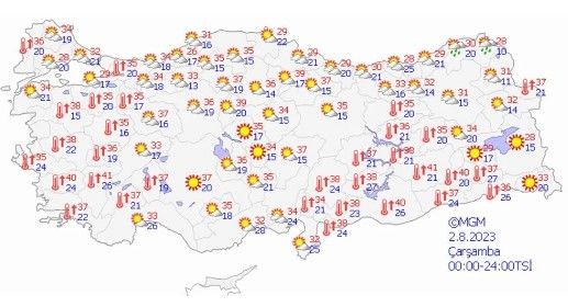 Kavurucu sıcaklar geri gelecek mi? Meteoroloji tahminlerini açıkladı! Bir taraf yanacak bir taraf serinleyecek - Resim: 19