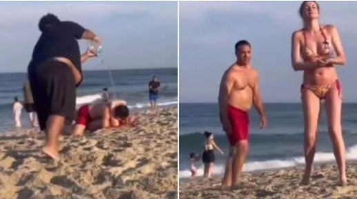Plajda üst üste uygunsuz hareketler sergileyen çifte vatandaşlardan uyarı gelince kavga çıktı - Resim: 2