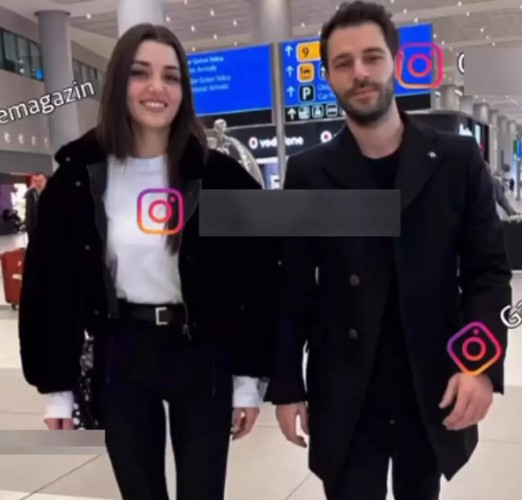 Tatil dönüşü havalimanında kameralara yakalanan Hande Erçel ve Hakan Sabancı çiftinden bomba itiraf! - Resim: 3
