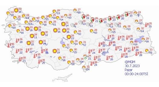 Kavurucu sıcaklar geri gelecek mi? Meteoroloji tahminlerini açıkladı! Bir taraf yanacak bir taraf serinleyecek - Resim: 16
