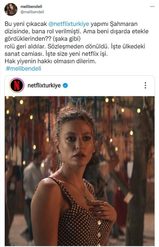 Cinsiyet değiştiren Çukur'un 'Timsah Celil'i Ahmet Melih Yılmaz bugünkü adıyla Meli Bendeli, Netflix'in Şahmaran dizisi hakkında bomba iddiada bulundu - Resim: 6